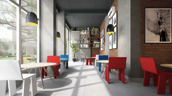 Flats in garia kolkata with Library
